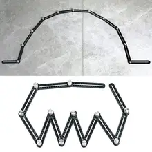 Règle de mesure multi-angle, outil de gabarit de recherche d'angle en alliage à 12 côtés, règle pliante à 12, outils de positionnement d'angle en bois, brique, carrelage