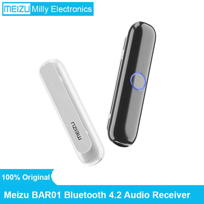 Оригинальный MEIZU BAR01 bluetooth-приемник беспроводной аудио адаптер для смартфона