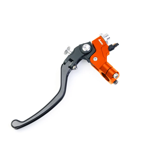 Adelin PX7 19RCS 17.5RCS Окунь сцепления мотоцикла тормозной цилиндр Кабельная линия сцепления зажим 7/" 22 для YAMAHA R3 MT07 ZX-6R - Цвет: Left Clutch Orange