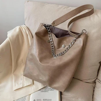 

Ladies Tote Hand Bags Bucket Pu Leather Shoulder Bags For Women Large Capacity Handbags Female 2020 New Fashion Famous Bags