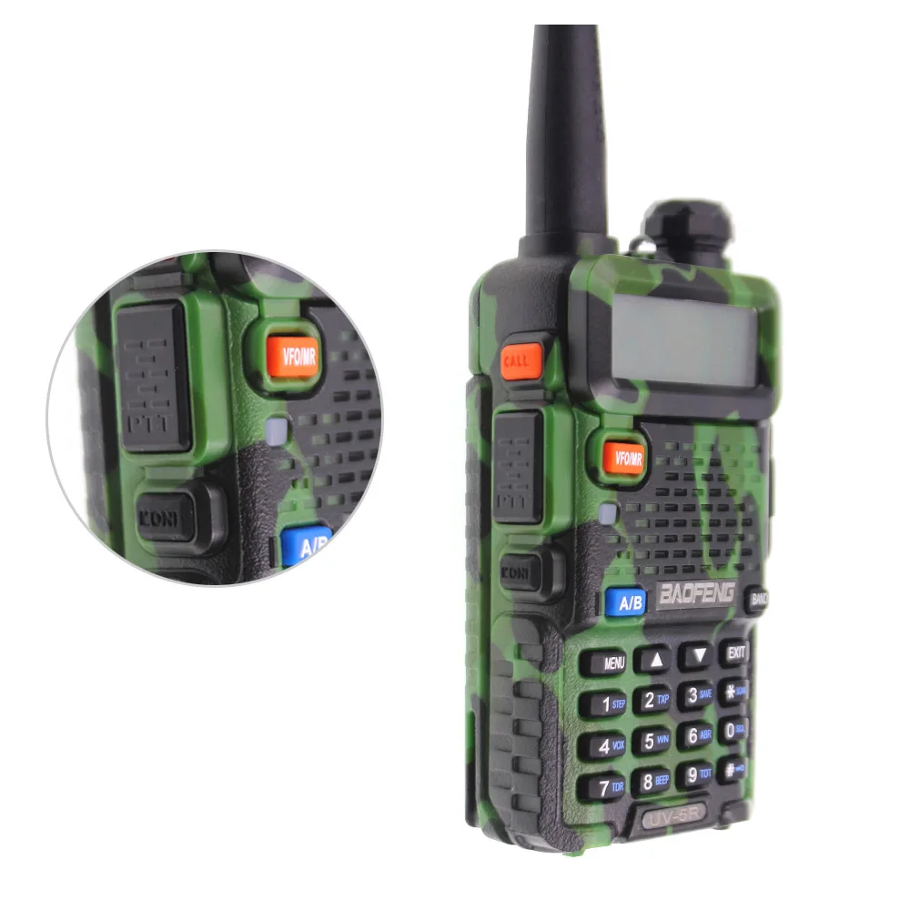 2 шт. BaoFeng UV-5R двухканальные рации UHF VHF Dual Band UV5R CB радио 128CH рация с фонарем FM трансивер для Охота bf uv5r