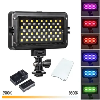 

Viltrox RB10 LED Video Light Full Colors Dimmable RGB Lighting Fill Light battery+charger for DSLR Camera Photo Studio YouTube