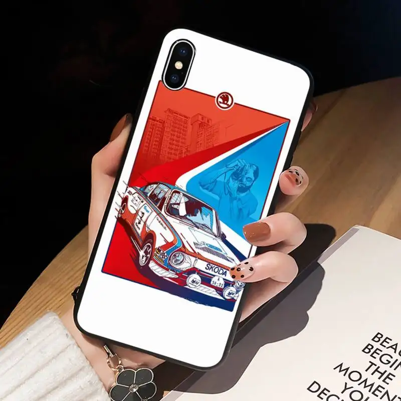 Skoda car Phone Case For iPhone 12 Mini 11 Pro XS Max X XR 7 8 Plus Soft TPU Back Cover phone cases for iphone 11 Pro Max 