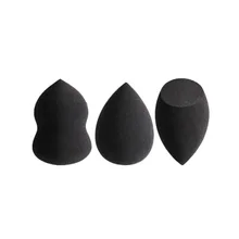 Черный аппликатор для макияжа супер мягкая губка BB крем основа красоты спонжи для макияжа гладкая контурная Косметика Пудра слоеное яйцо