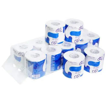 

Toilet Paper No Fluorescent Agent Ultra Soft Stronge 3-Ply Sheets Safe Bath Tissue for Home Kitchen Family Use Baby Paper