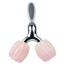 

Rose Quartz Face Massage Roller Sigle Head Slimming Face Massager Lifting Tool Face Anti Wrinkle Removal Massage Roller