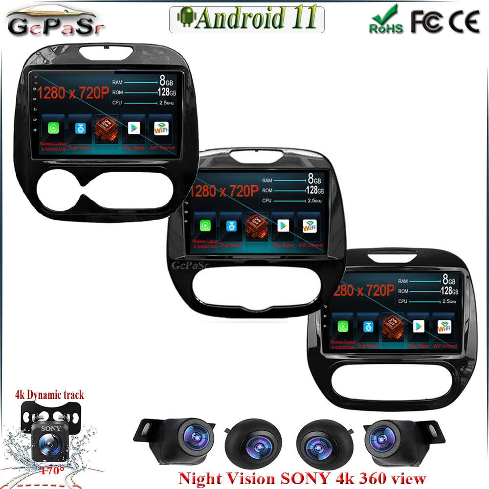 DSP IPS carplay Android 11 Car Multimedia Player for Renault Captur CLIO 2011-2016 Auto WIFI Camera Radio GPS Navigation | Автомобили и