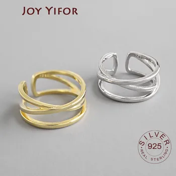 

925 Sterling Silver Open Rings Versatile Classic Adjustable Bamboo Joint Ring Adjustable Forefinger Joints Little Finger