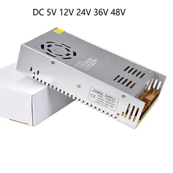 

Power Supply 5V 12V 24V 36V 48V Volt Switching Power Supply AC DC 5 12 24 36 48V 2A 15A Smps LED Driver 220V to 12V Transformer