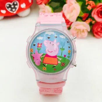 

New Peppa Pig Children's Watch Cartoon Character Boy Girl Toy Electronic Watch Waterproof Quartz Watch Daily Birthday Gift 2