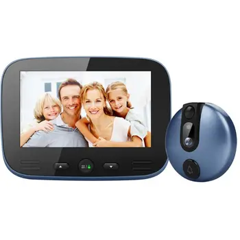 

4.3 Inch LCD Colorful Screen Video Doorbell Camera Viewer Smart Electronic Cat Eye Peehole for Night Vision Motion Detection