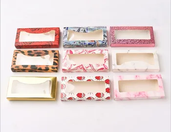 

NEW 20/50pcs wholesale empty Packing box for eyelash package paper box color carton DIY Shining packing box colorful make up