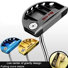 PGM Professional Golf Club Push Rod Fillet Single Putter S20C Soft Iron Casting Forged Jointless Steel Shaft Tricolor Putter Golf PGM Professional Golf Club Push Rod Fillet Single Putter S20C Soft Iron Casting Forged Jointless Steel Shaft Tricolor Putter Golf