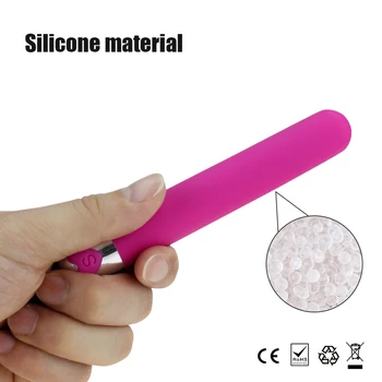 Sex Bullet Vibrator Clitoris and G-Spot Nipple Stimulator Vibrate Massager Vibe Orgasm Vagina Dildo for Travel USB Rechargeable 4