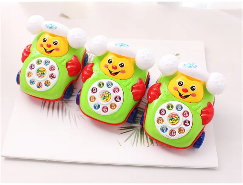 Детский телефон игрушка красочный пластиковый детский интеллект Забавный музыкальный телефон игрушка малыш телефон Классическая Детская игрушка