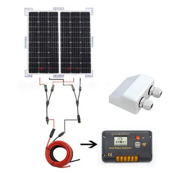 

ECOWORTHY 100W Solar Panel Mono Solar Panel 100W 12V Solar Charger Solar Panel 100W 120W 150W 200WSolar Panle RV Kit