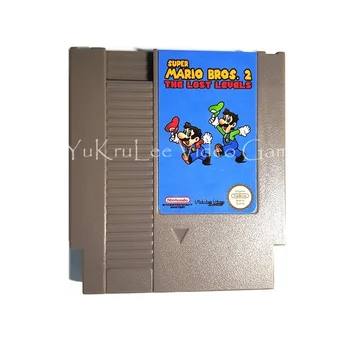 

SuperMarioBros. 2 The Lost Levels Video Game Cartridge Card for Nintendo 72 Pin NES Console EU/US Universal Version