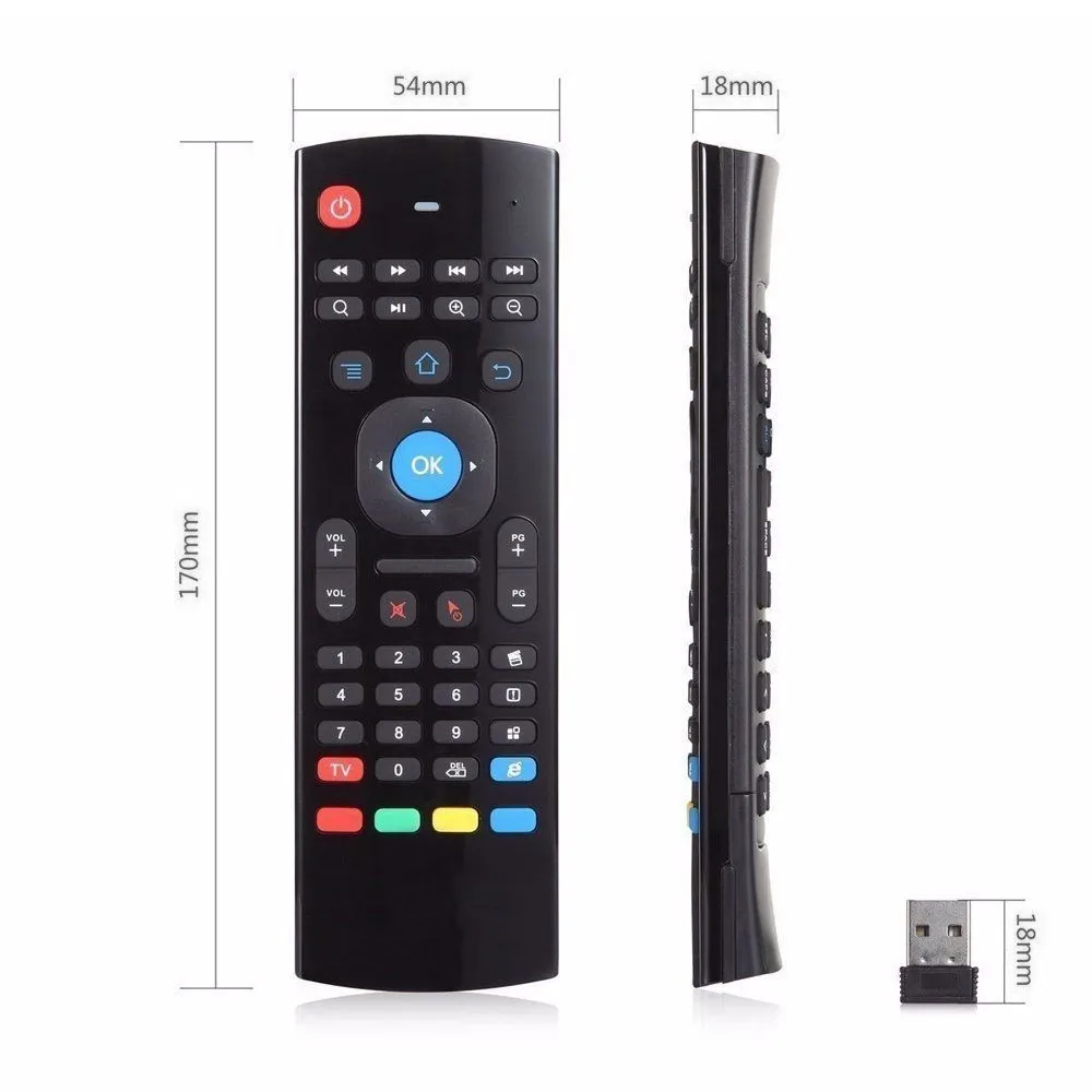MX3 Air Mouse T3 Беспроводная клавиатура с подсветкой пульт дистанционного управления 2