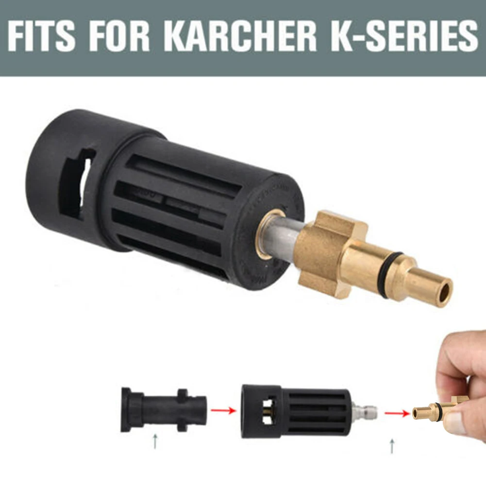 Apto Para Karcher K-Serie Hidrolimpiadora hembra a adaptador de conversión Q/R compacto 