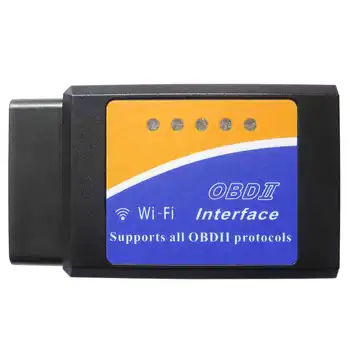 

New Chip ELM327 WiFi V1.5 OBD2 OBDII Car Diagnostic Tool ELM-327 Wi-fi ELM 327 V 1.5 Obd 2 Code Reader Scanner For iOS&Android