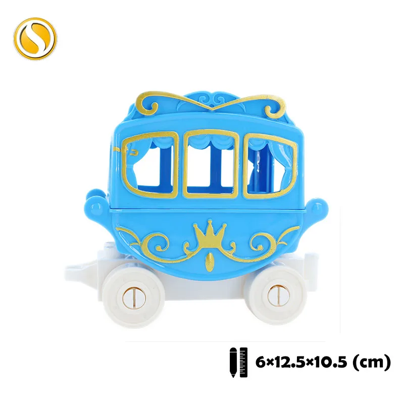 Trailer Car model Airplane Big Building Blocks Vehicle Accessory  Compatible Classic Assemble Bricks Children DIY Toys Girl Gift