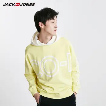 

JackJones Men's Loose Fit Oversized Letter Print Long-sleeved Sweatshirt Streetwear| 219133513