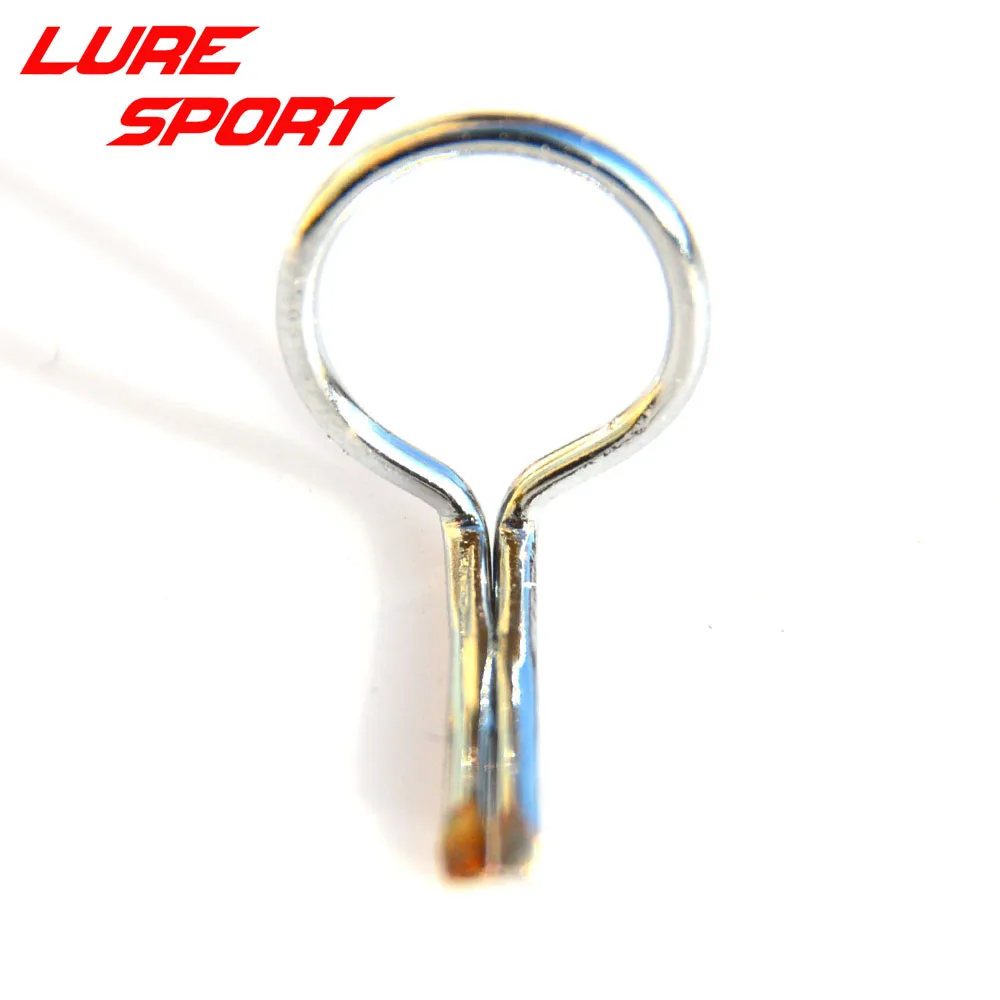 Фото LureSport 30 шт. направляющая для мухобового удилища, стальное кольцо, направляющая, Серебряная рама, удилище, ремонт рыболовной удочки, компоненты для ремонта, DIY аксессуары №2