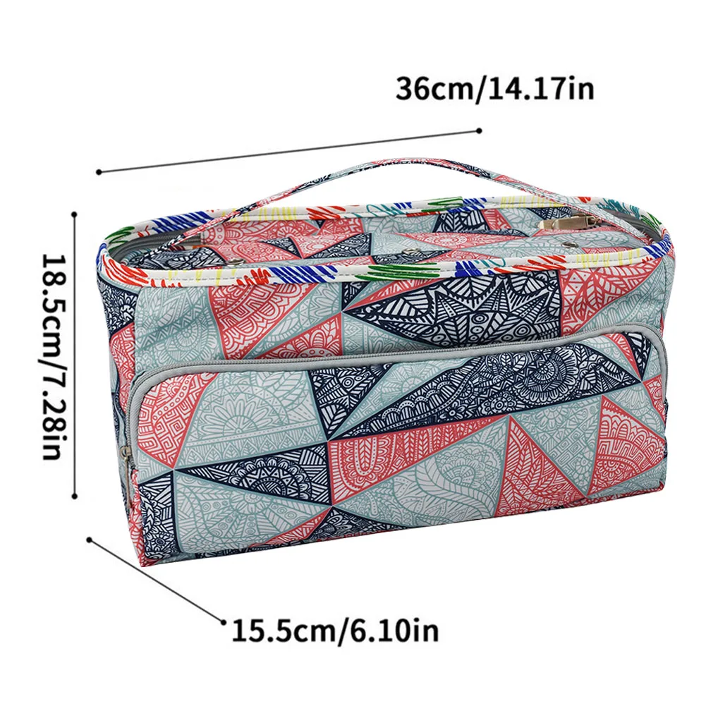 Аксессуары для вязания крючком сумка для хранения шерсти DIY пряжа Tote швейные принадлежности с ручкой молния крючки портативный бытовой многоцелевой