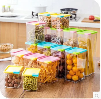 

Food Storage Box Cereal Dispenser Cereal Storage Containers Dry Food Snack Grain Preservation Container