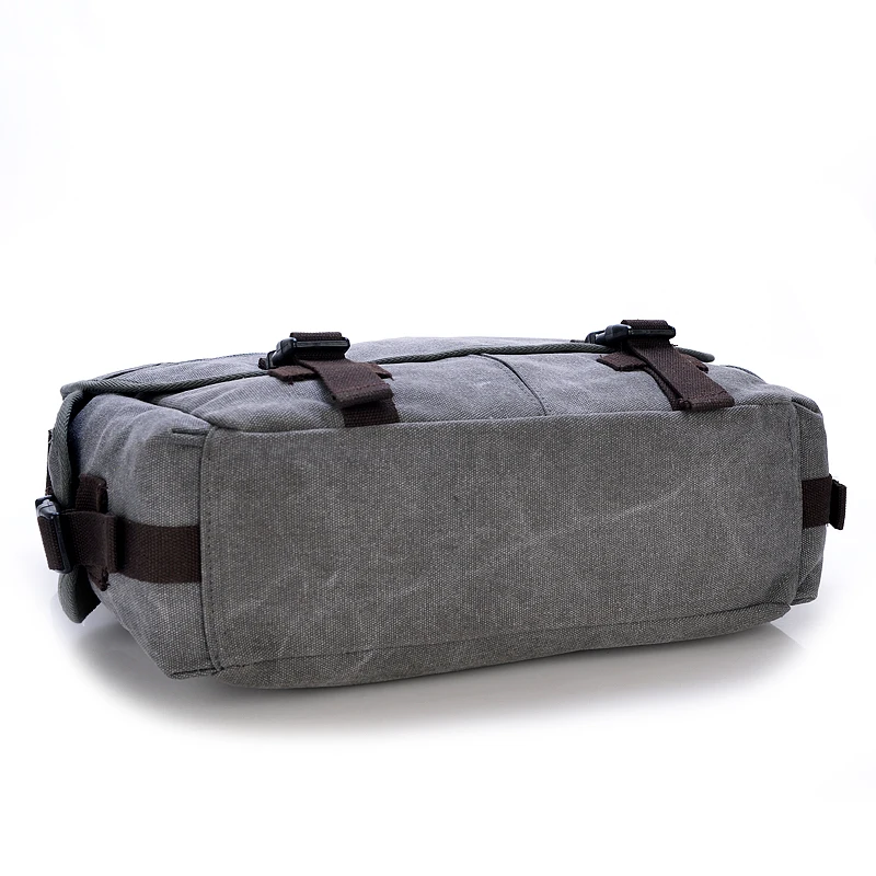 Vintage Canvas Men Messenger Bags Fashion Crossbody Shoulder Bag Male Casual Men Laptop Bag 12 Inch Leisure Handbag Satchel 1079