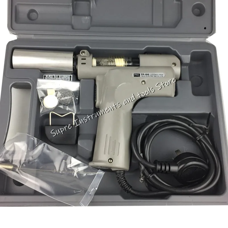 Japan Goot Tp 100 Electric Vacuum Desoldering Pump Solder Sucker Gun Desoldering Gun Electric Absorb Gun Tp100 Instrument Parts Accessories Aliexpress