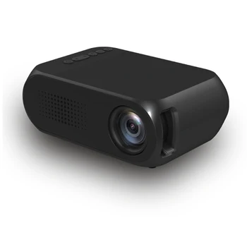 

Home Theater 1080P Mini HDMI TV Portable LED LCD Projector Power-saving Projector with Remote Control