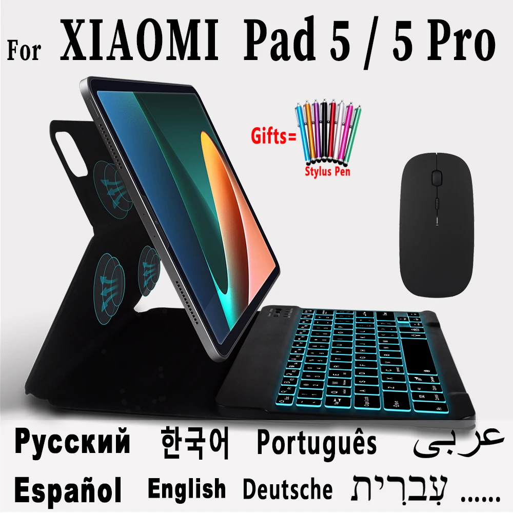 Case Keyboard For Xiaomi Pad 5 Pro Case 11 2021 Mipad 5 Case