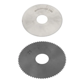 

High Speed Steel 108T Slitting Saw Blade 80mm x 0.5mm x 22mm & 72 Teeth HSS 80 mmx0.5 mm x 22 mm, Longitudinal Saw Blade