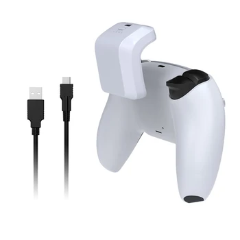 

Wireless Handle Battery Pack, Rechargeable Battery, Handle External Back Clip Battery Charging Bag, for PS5