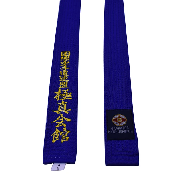 Kyokushin cintura di Karate Karate Kyokushinkai cinture giappone Tokyodo  cinture con parole ricamate personalizzate cintura nera Karate|Altri  prodotti per fitness e body building| - AliExpress