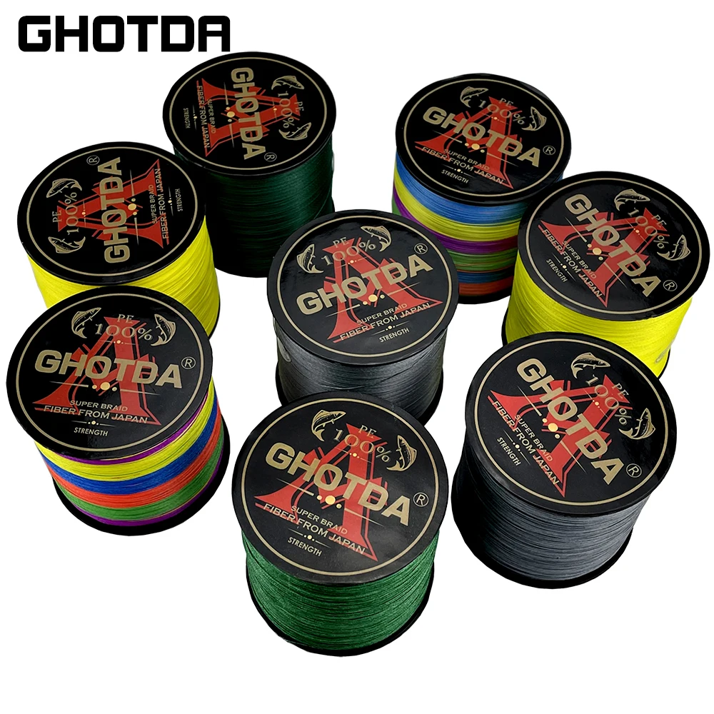 

Плетёная рыболовная леска GHOTDA, 9 нитей, 500/300-0,8 м, 8,0-0,14 мм