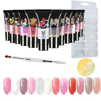 

2019 Quick Building UV Nail Poly Gel Kit Polish Nail Art Extension Acrylic Kits Quick Dry Beauty Supplies