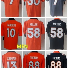 А+++ Качественная мужская футболка для взрослых 58 von miller Terrell Davis 30 Demaryius Thomas 88 Denver