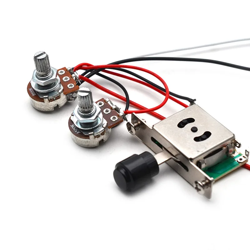

TL electric guitar line assembly A / B500K Potentiometer 15MM length handle 1V1T three gear switch guitar accessory