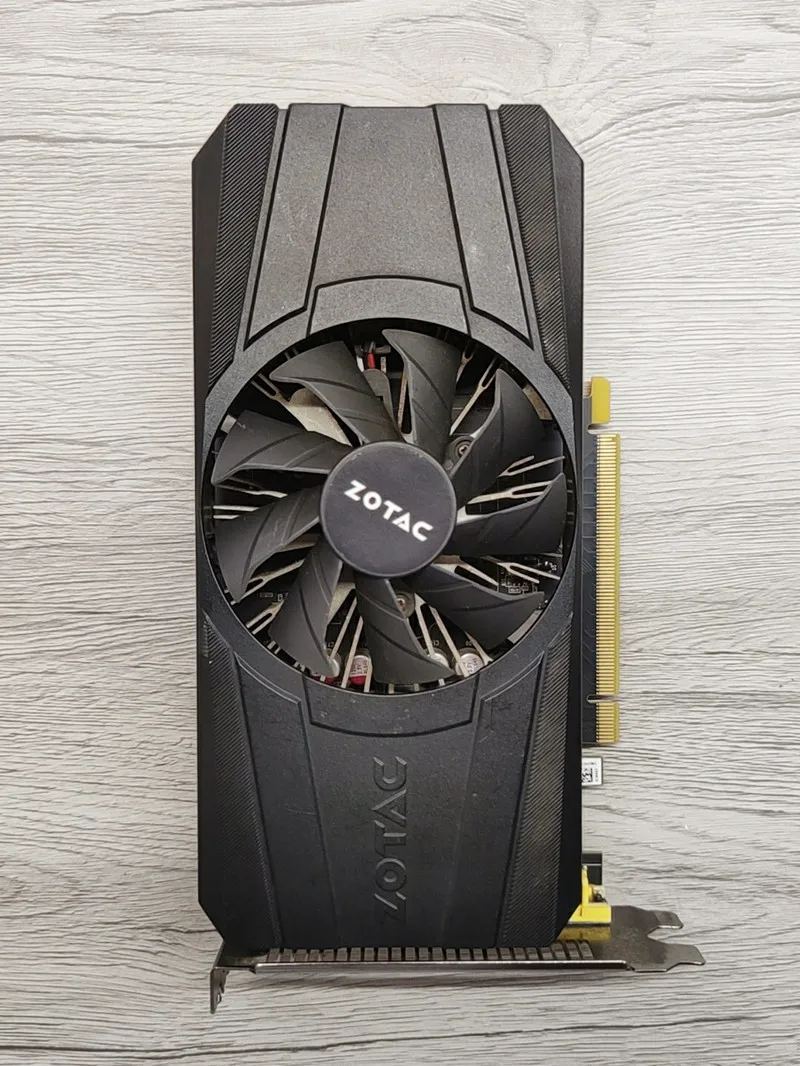 ZOTAC Original GTX1050-2GD5 Thunder GPU Video Card 128Bit GP107 GTX 1050 2GB GDDR5 Graphics Cards Map Geforce GTX 1050 Used gpu computer