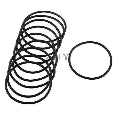 

Replacement Black 48mm x 2.5mm Rubber O Ring Oil Seal Gasket 10 Pieces
