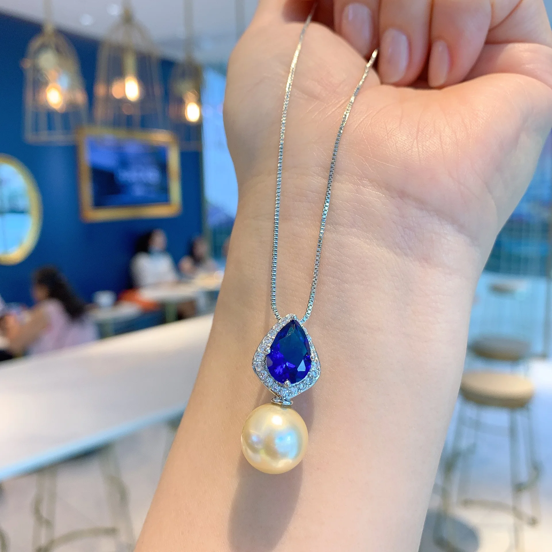 FXLRY Liontin Warna Mutiara Kerang 