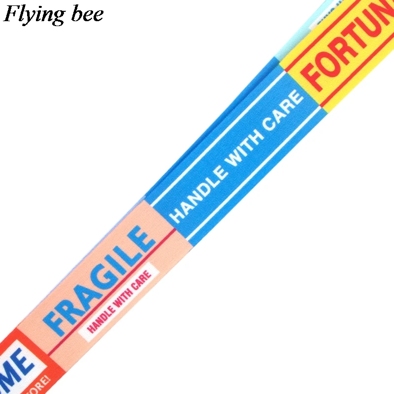 Flyingbee Предупреждение знаки брелок для мобильного телефона с изображением