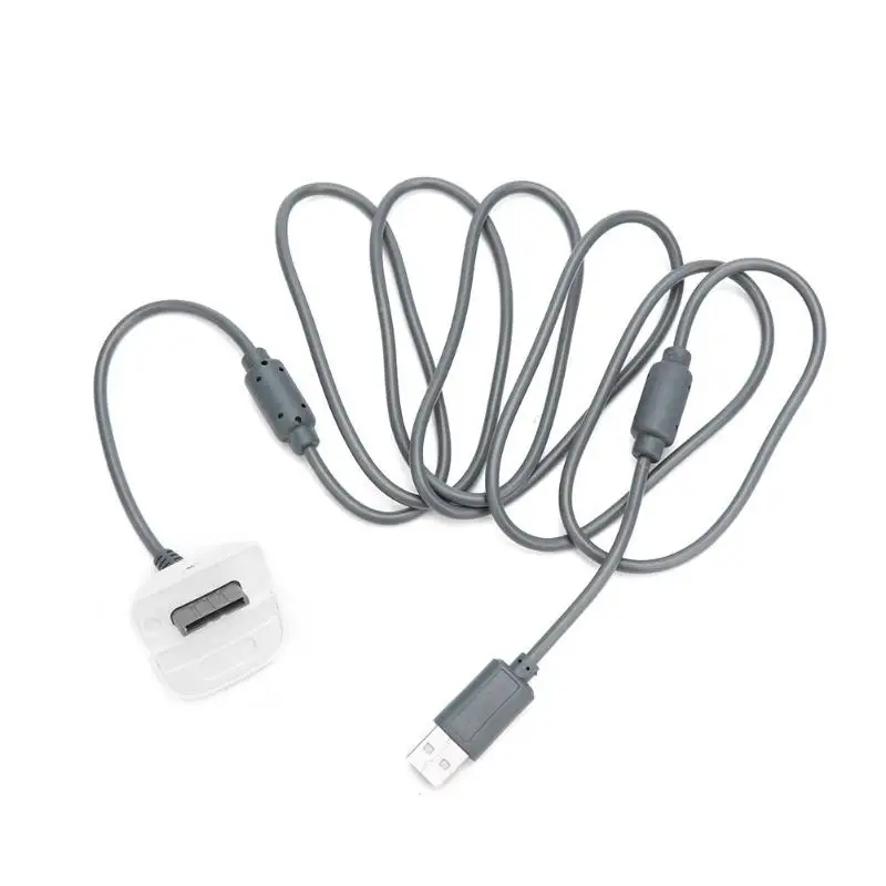 1,8 м usb зарядный кабель двойное магнитное кольцо воспроизведение зарядный кабель аксессуары для игр для Xbox 360 беспроводной игровой контроллер
