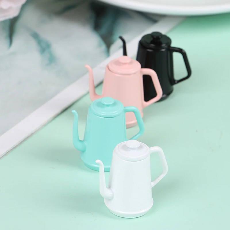 Dollhouse Miniature Metal Teapot Teakettle Pitcher New for Doll house Kitchen