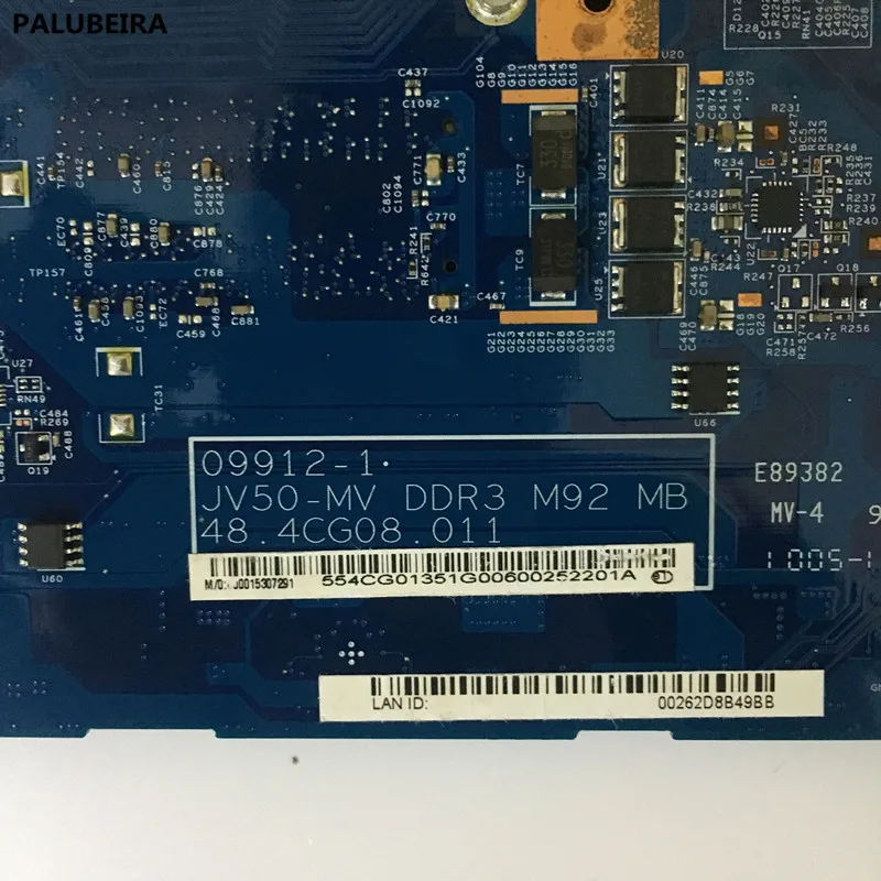 PALUBEIRA LAPTOP SYSTEM BOARD For ACER 5738 5738G Laptop Mainboard 09912-1 48.4CG08.011 JV50-MV Tested