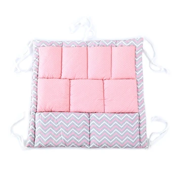 

Bed Hanging Storage Bag Baby Cot Cotton Holder Organizer 50x50cm Diaper Pocket GXMA