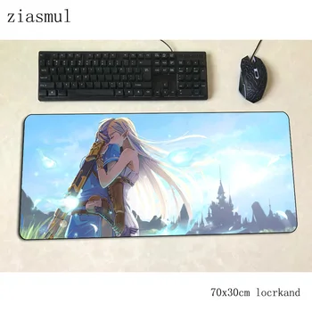 

Zelda mouse pad Natural Rubber Computer mat 700x300x3mm gaming mousepad large cute gel padmouse keyboard games pc gamer desk