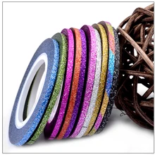 Allneweook 10 рулонов смешанных цветов ногтей полоскание ленты стикер лента линия для DIY 3D ногтей Советы украшения наклейки на ногти из фольги